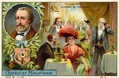 Johann Philipp Reis, inventore tedesco del telefono da French School